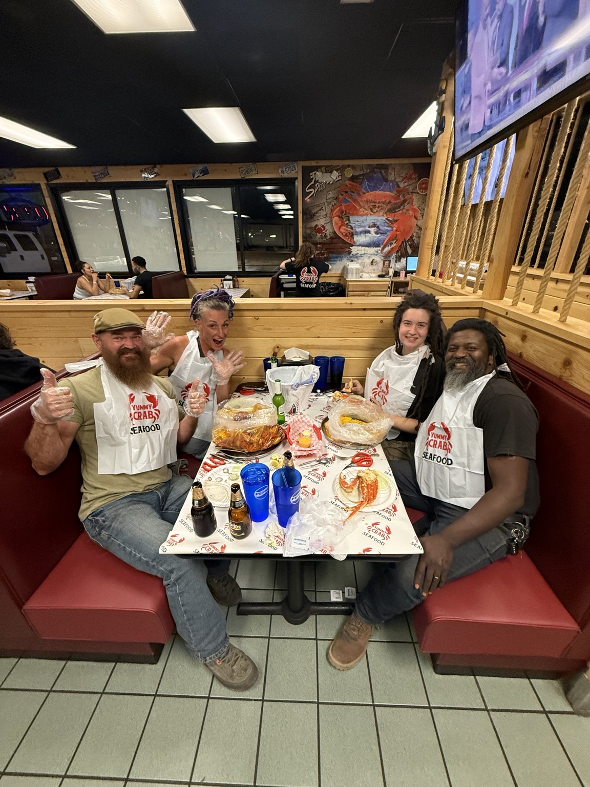 Our last dinner together with Ray and Selia